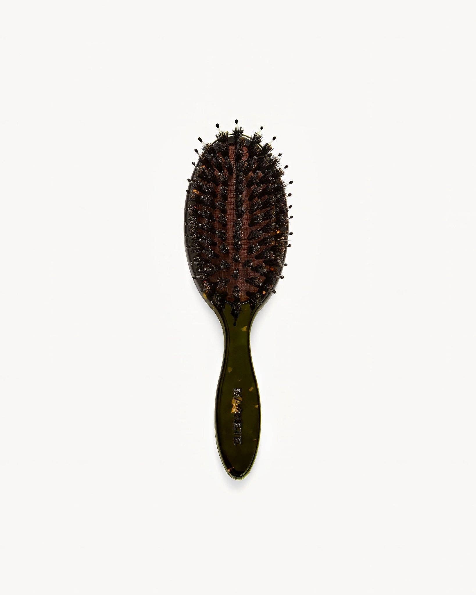 Petite Travel Hair Brush in Dark Tortoise