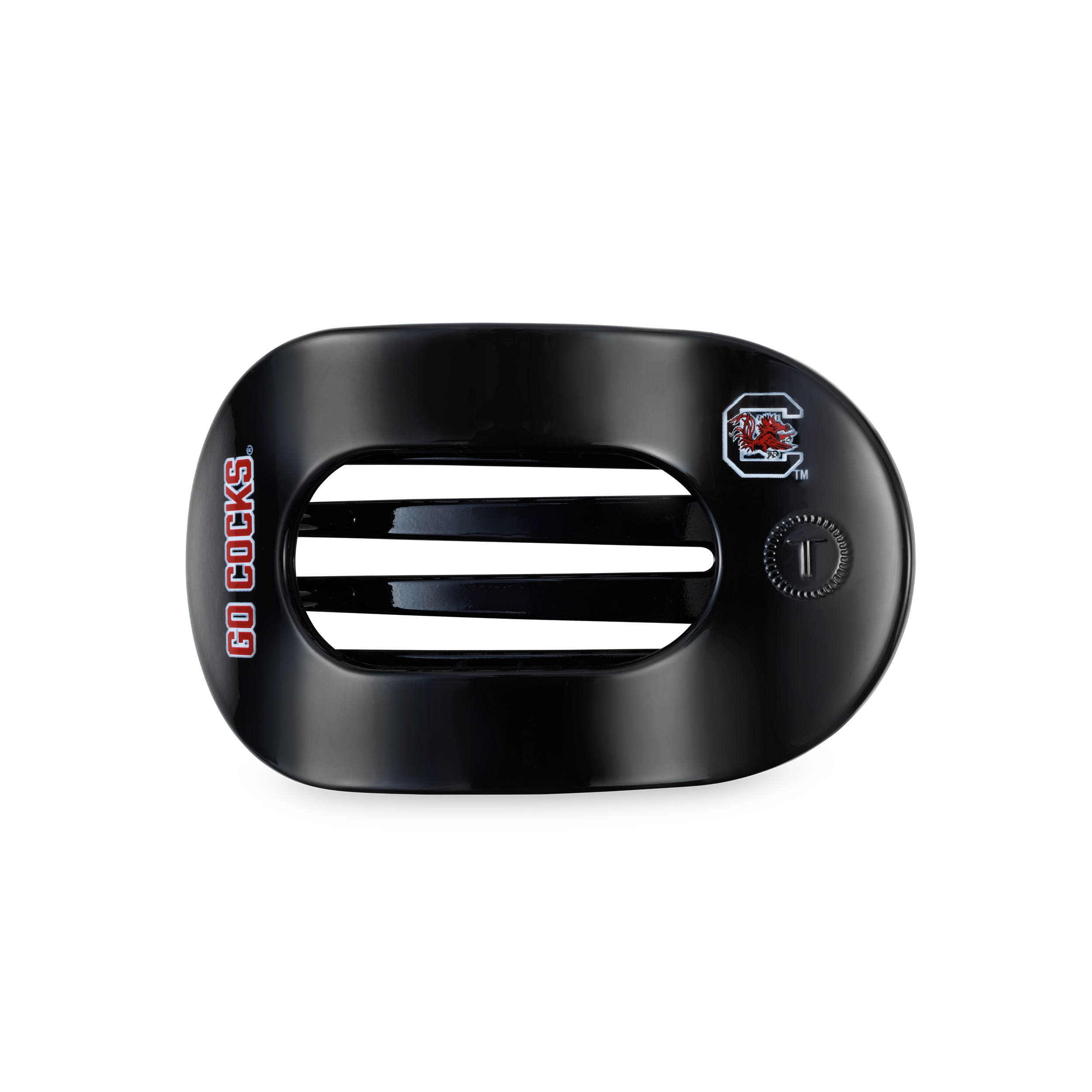 Flat Round Hair Clip | Medium | Go Cocks!