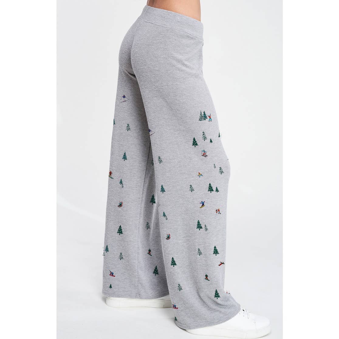 Christmas Forest Print Soft Loungewear Set
