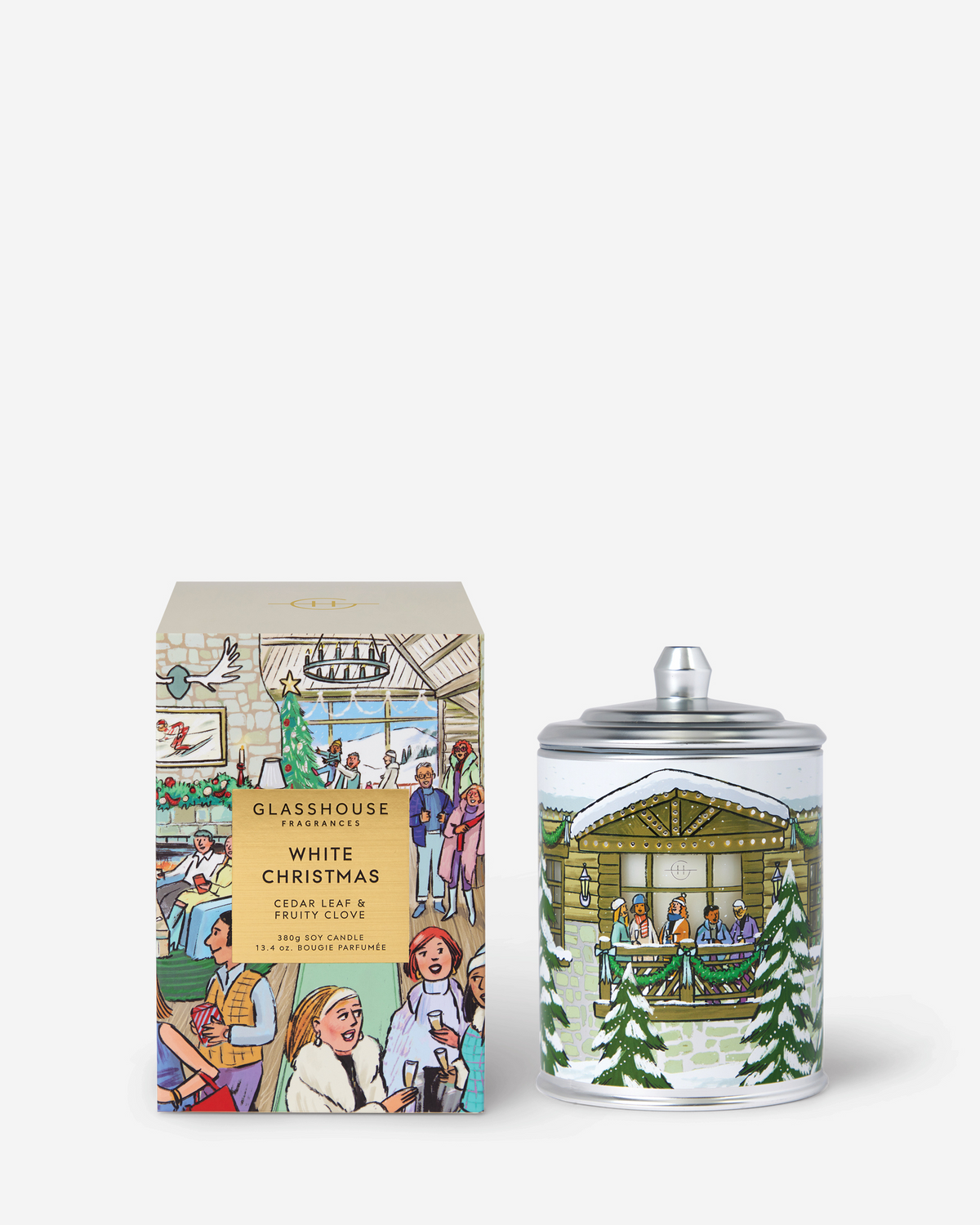 White Christmas Candle - Holiday 2026
