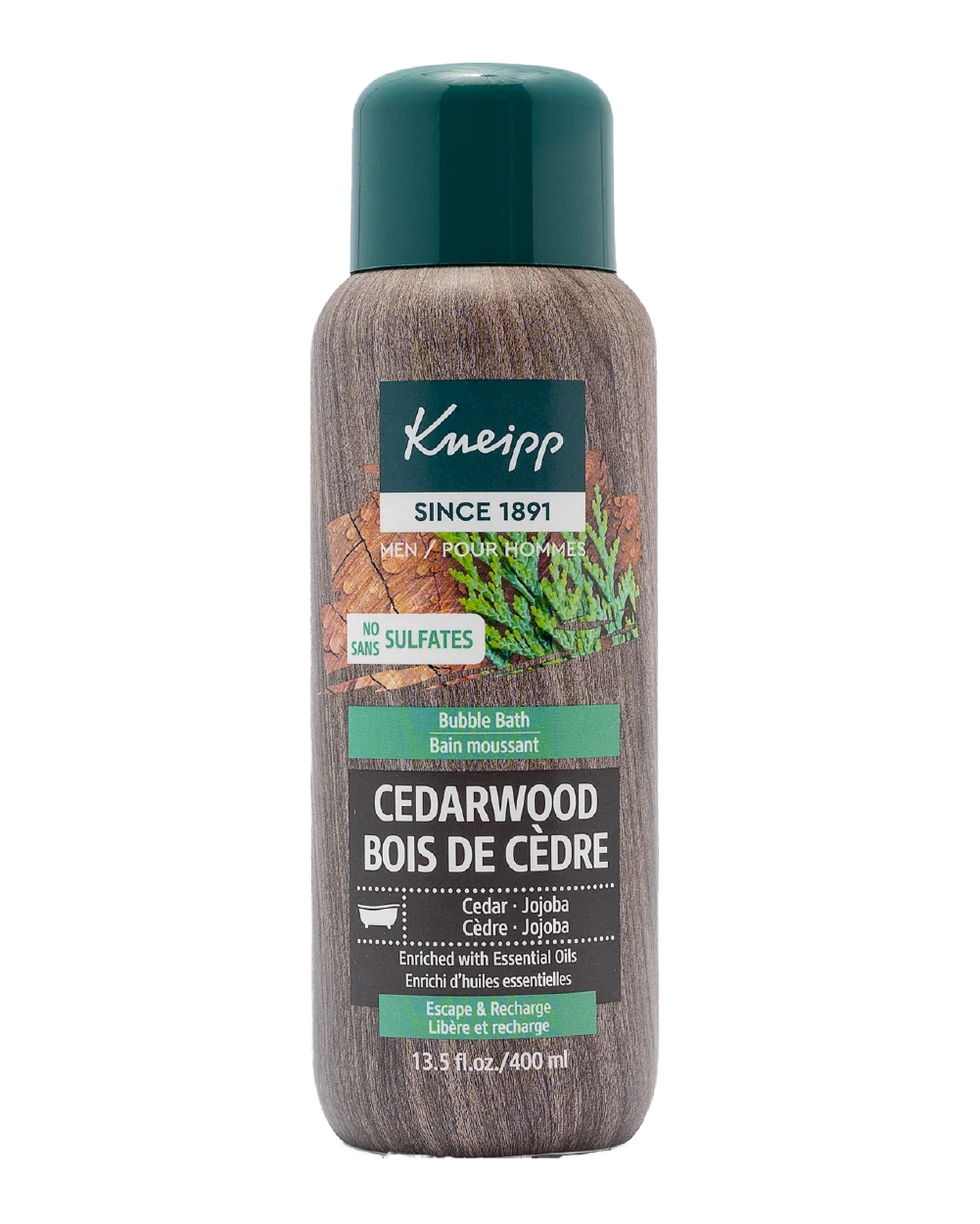 Cedarwood Bubble Bath - Cedar & Jojoba - Men Only