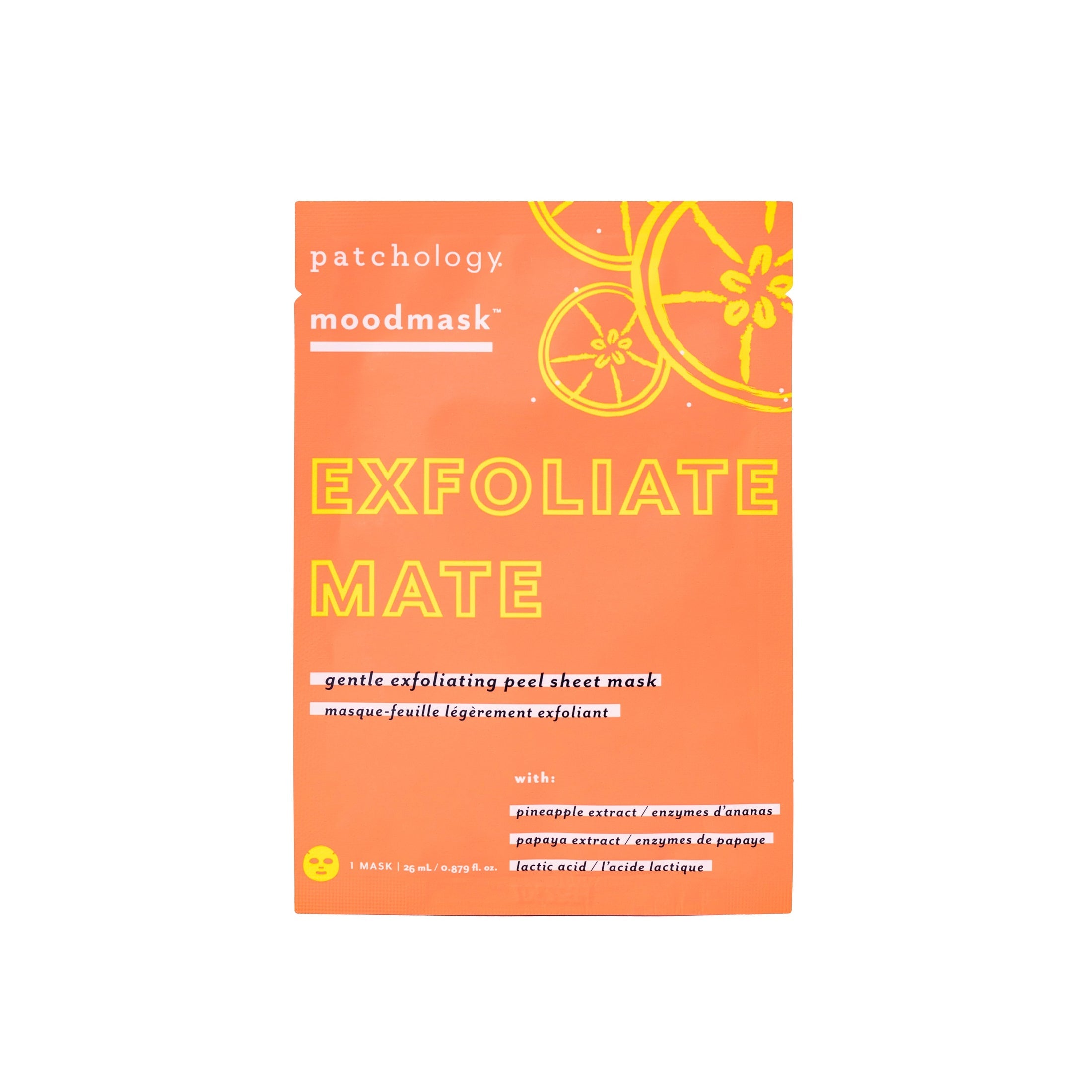 Moodmask Exfoliate Mate Gentle Exfoliating Peel Sheet Mask, 1 ct