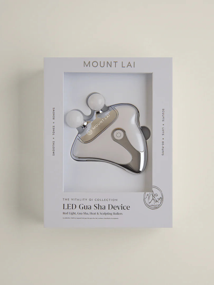 The Vitality Qi LED Gua Sha Device with Protective Pouch