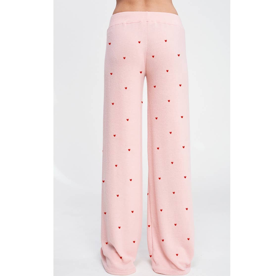 Tiny Heart Allover Print Soft Loungewear Set