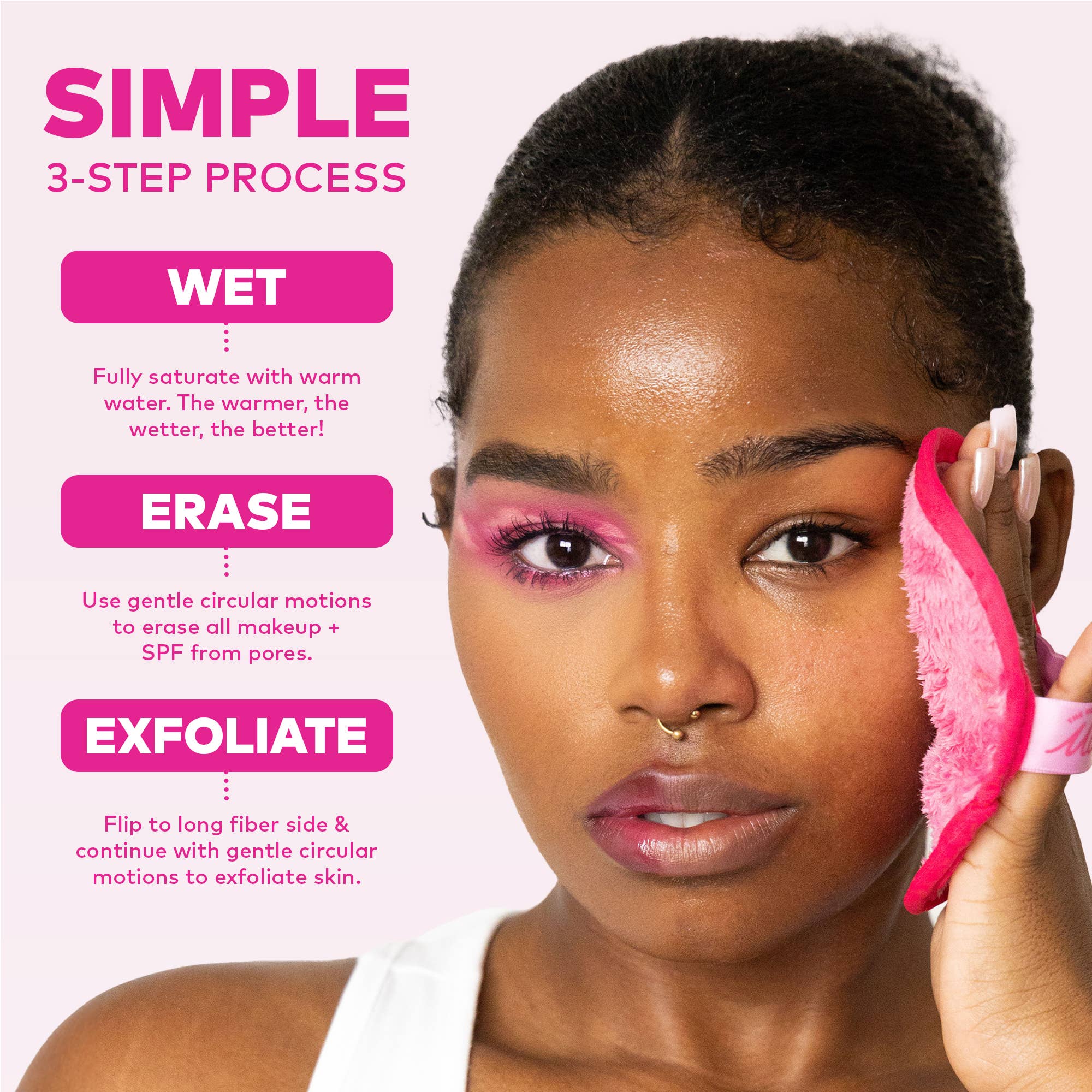 Original Pink MakeUp Eraser PRO