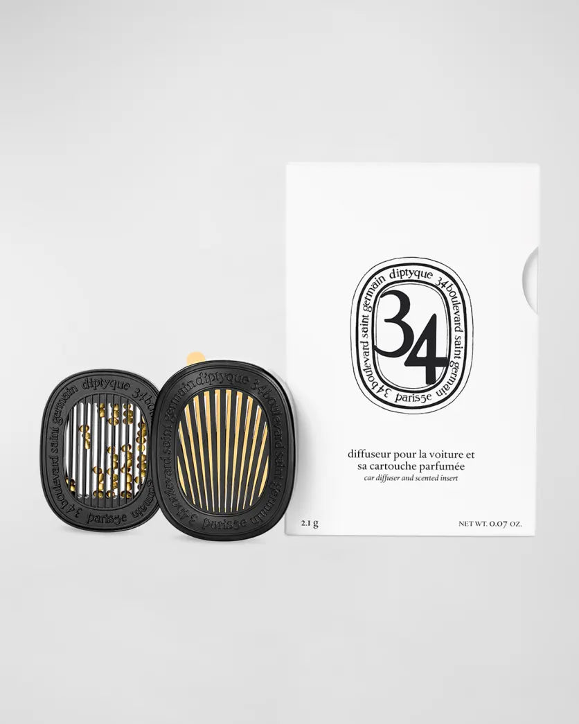34 BOULEVARD SAINT GERMAIN Car diffuser and insert