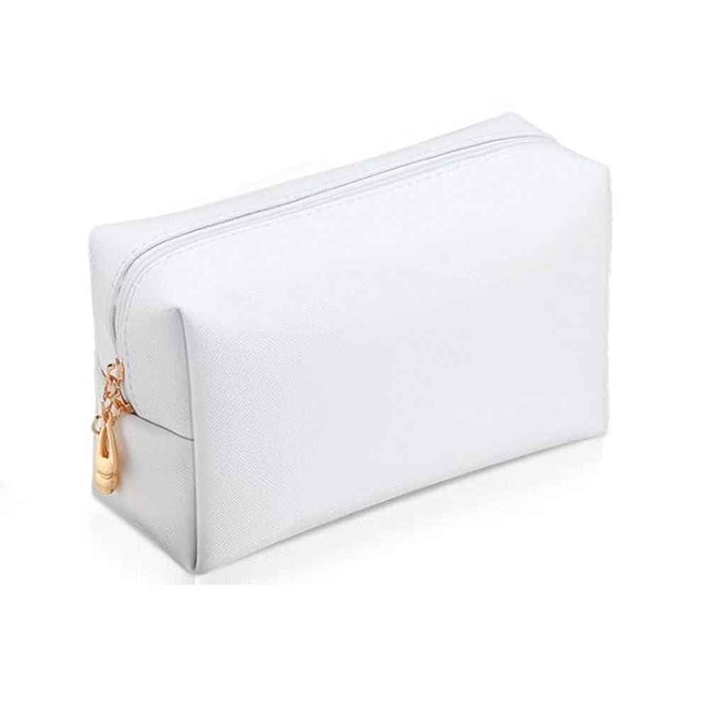 White Makeup Bag