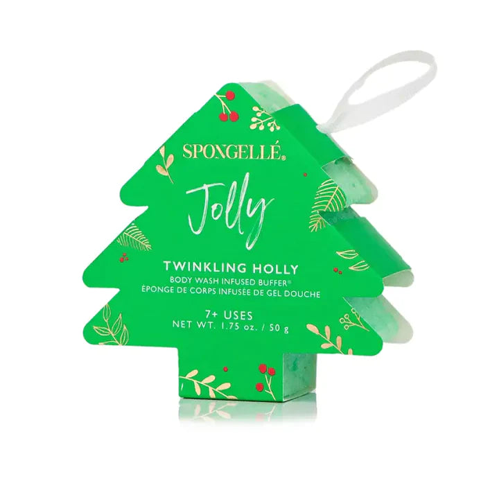 Twinkling Holly (Jolly) Body Wash Infused Buffer