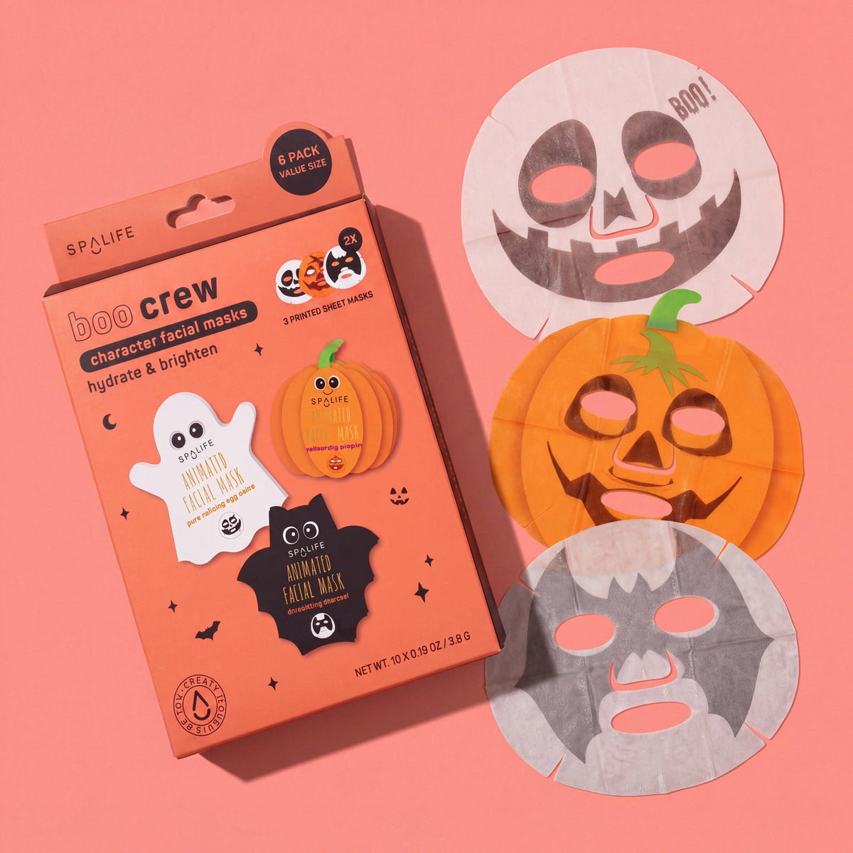 Boo Crew Halloween Korean Skincare Sheet Mask