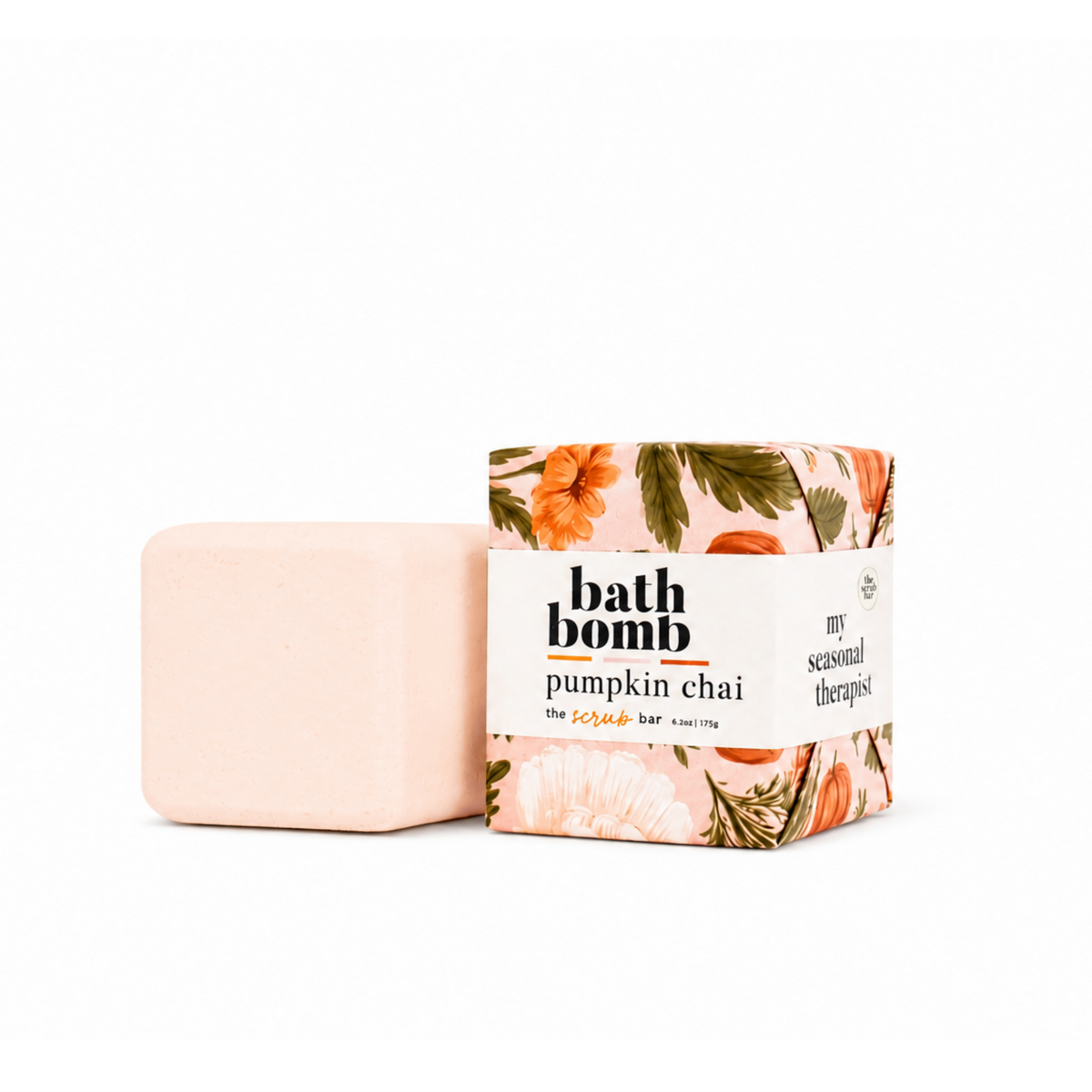 The Scrub Bar - Pumpkin Chai Bath Bomb – Pumpkin Spice Fall Gift
