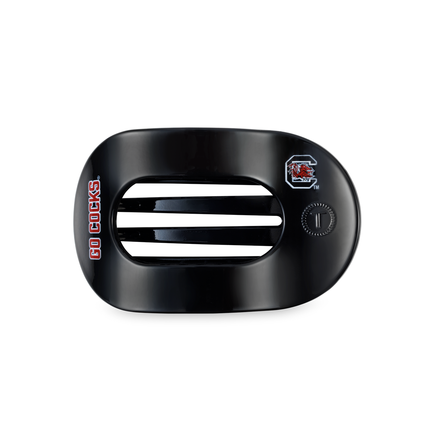Flat Round Hair Clip | Medium | Go Cocks!