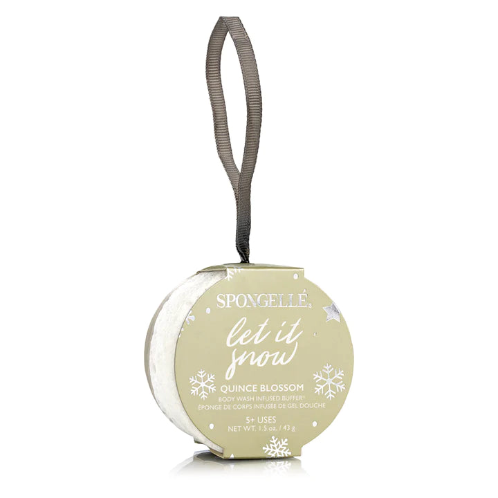 Holiday Ornament Body Wash Infused Buffer