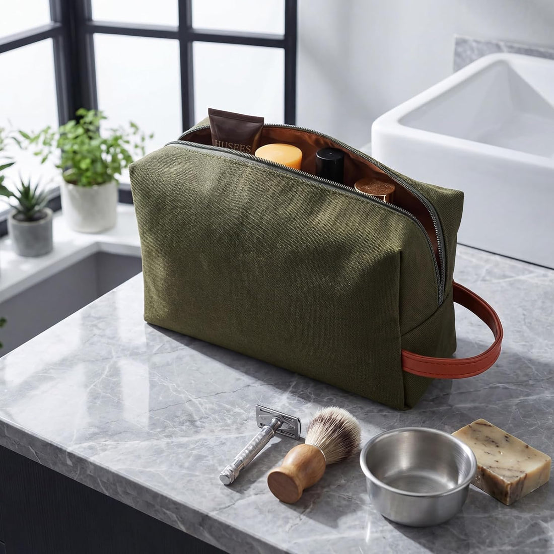 Canvas Toiletry Bag