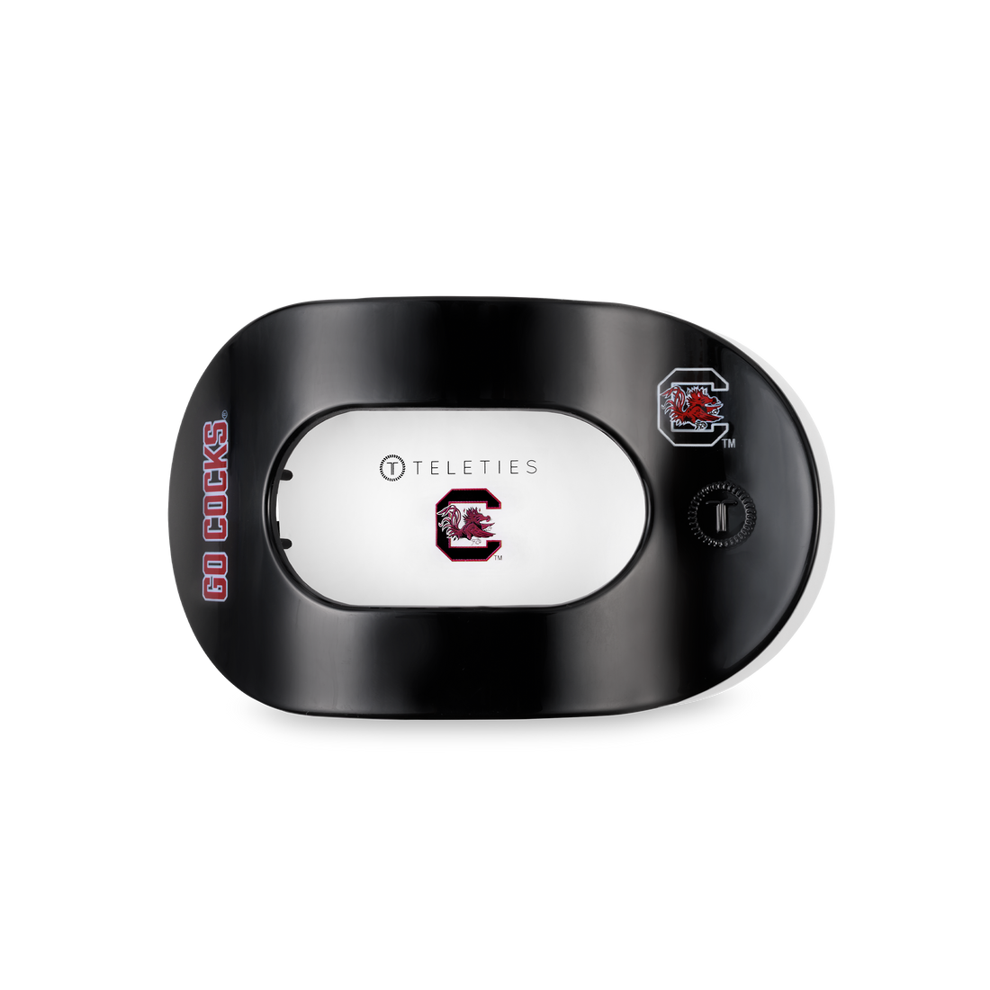 Flat Round Hair Clip | Medium | Go Cocks!