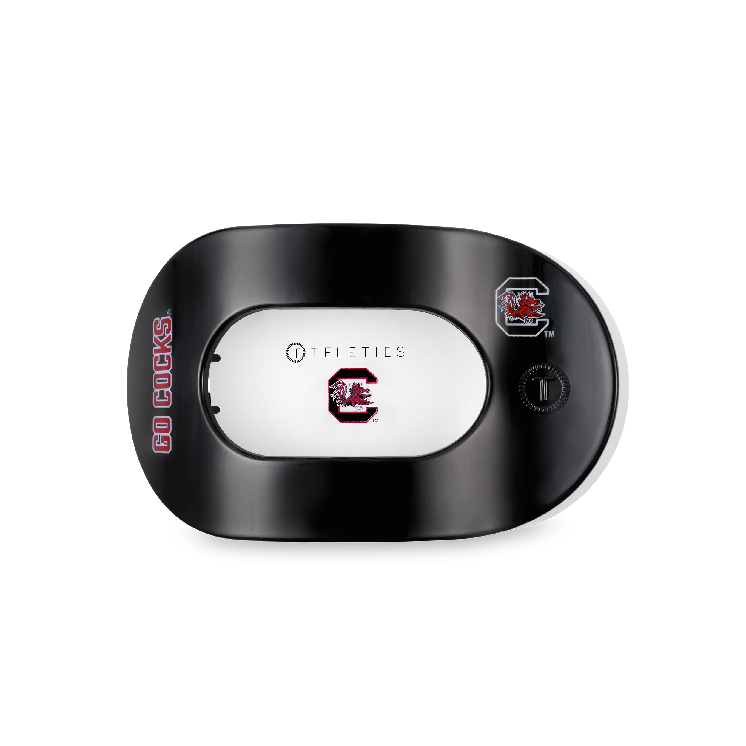 Flat Round Hair Clip | Medium | Go Cocks!