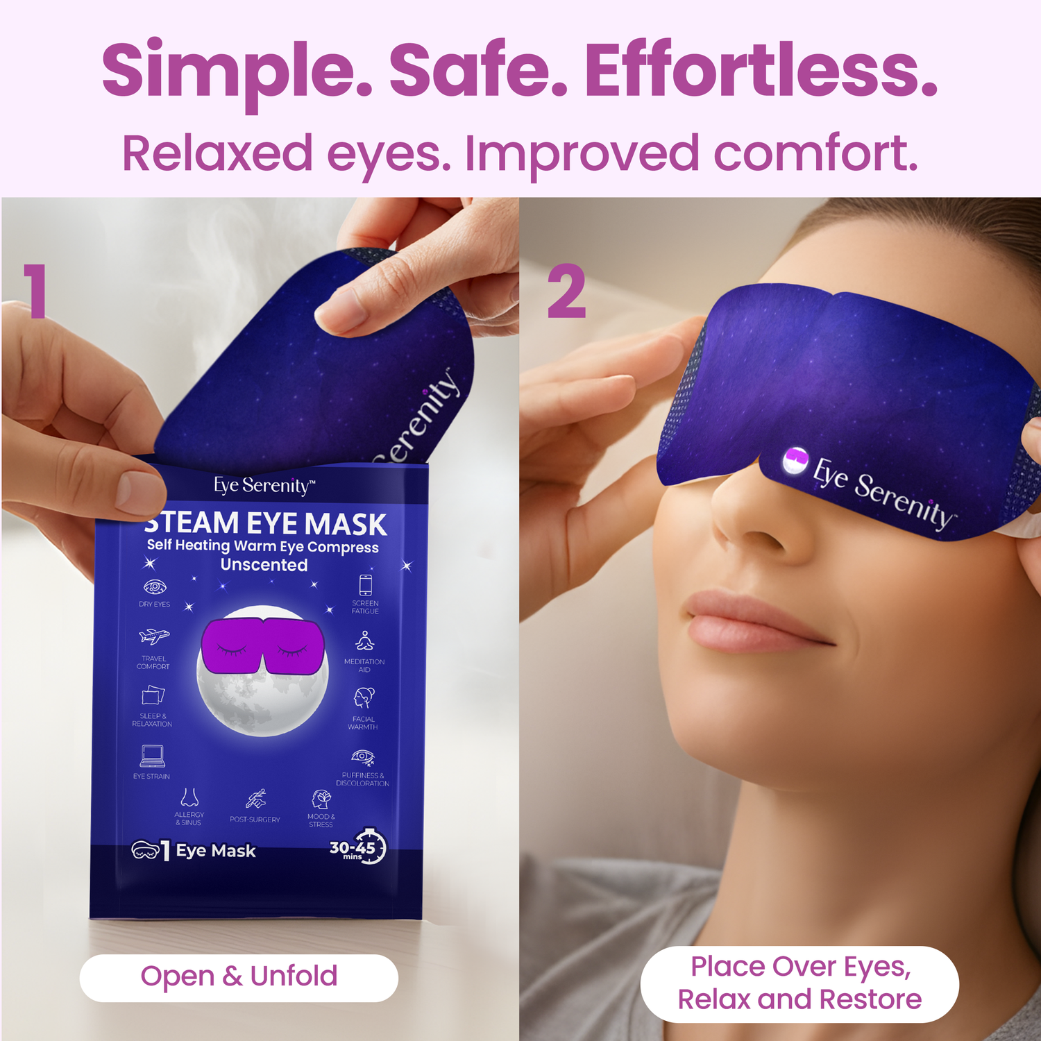 Eye Serenity Steam Eye Mask - Variety Pack