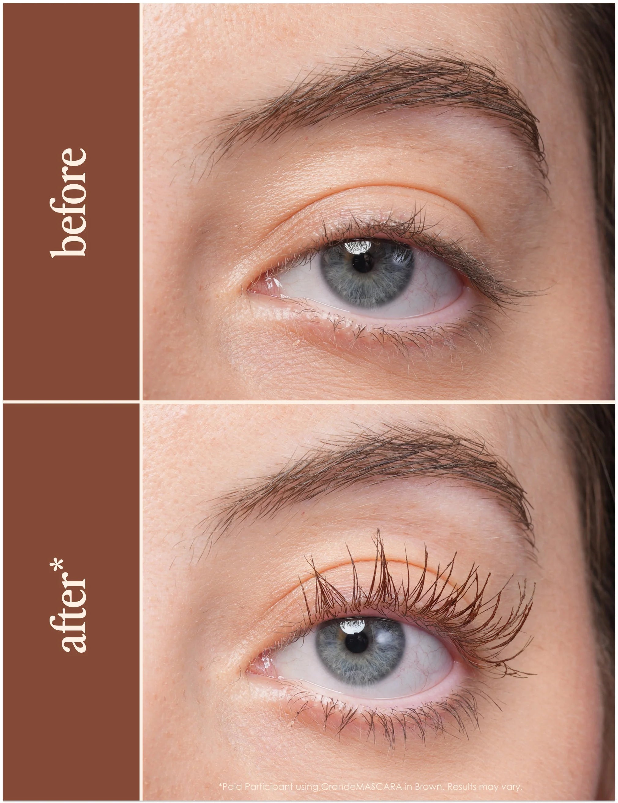 GrandeMASCARA Conditioning Peptide Mascara - Brown