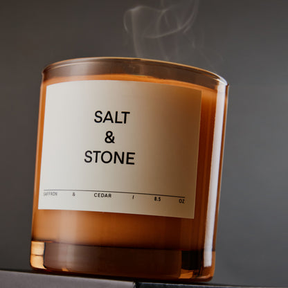 Saffron &amp; Cedar Candle
