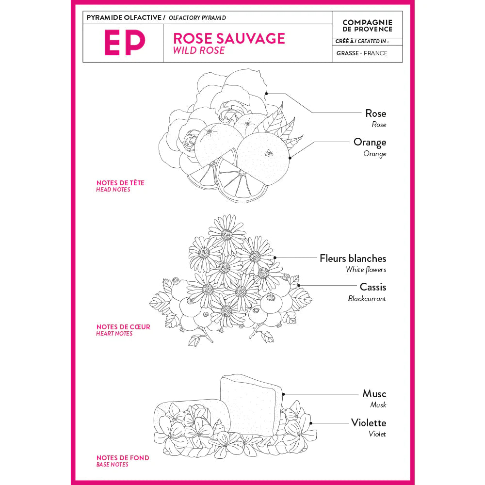 Liquid Marseille Soap - Wild Rose