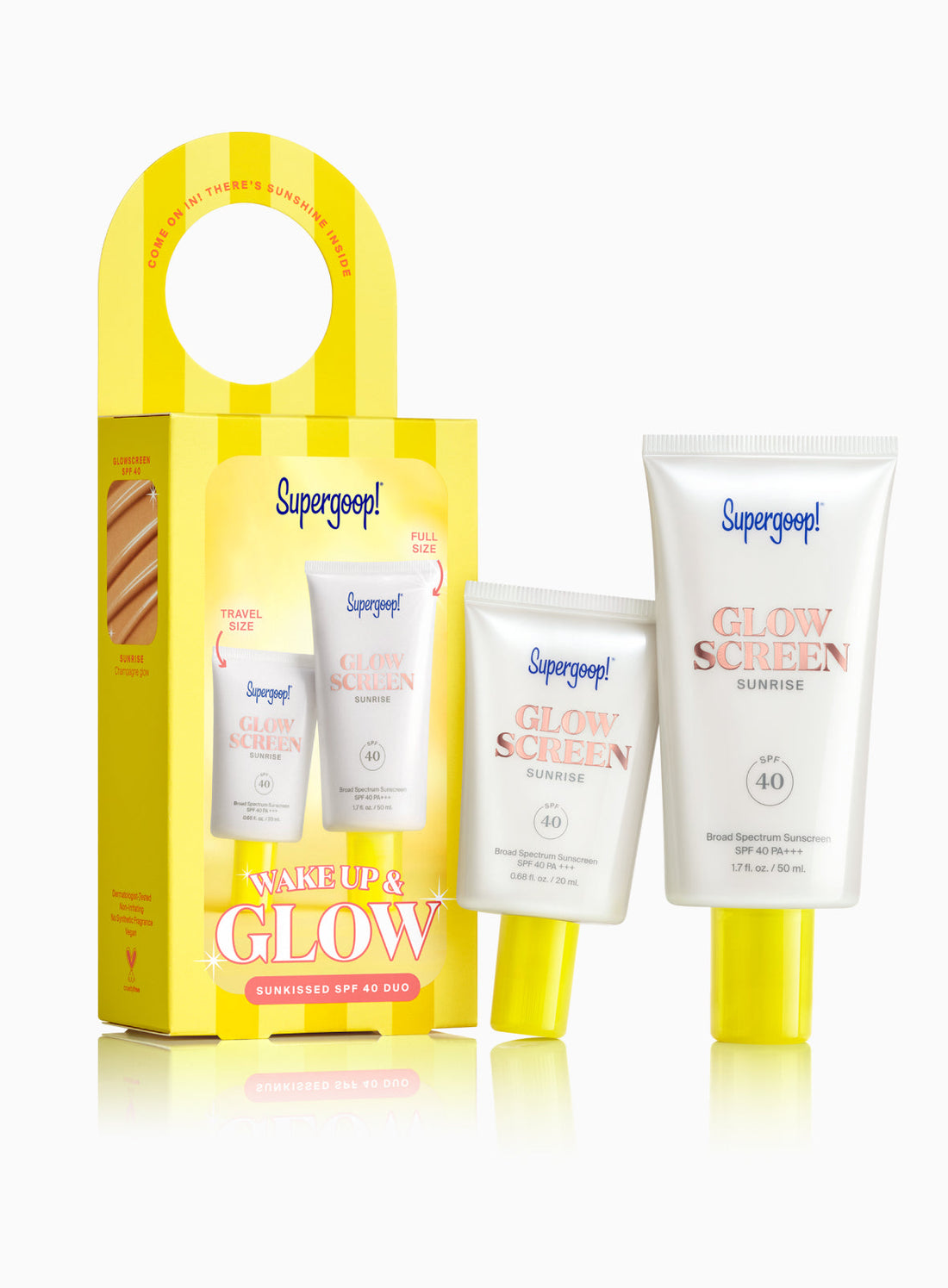 Wake Up &amp; Glow Sunkissed Duo Glowscreen SPF 40