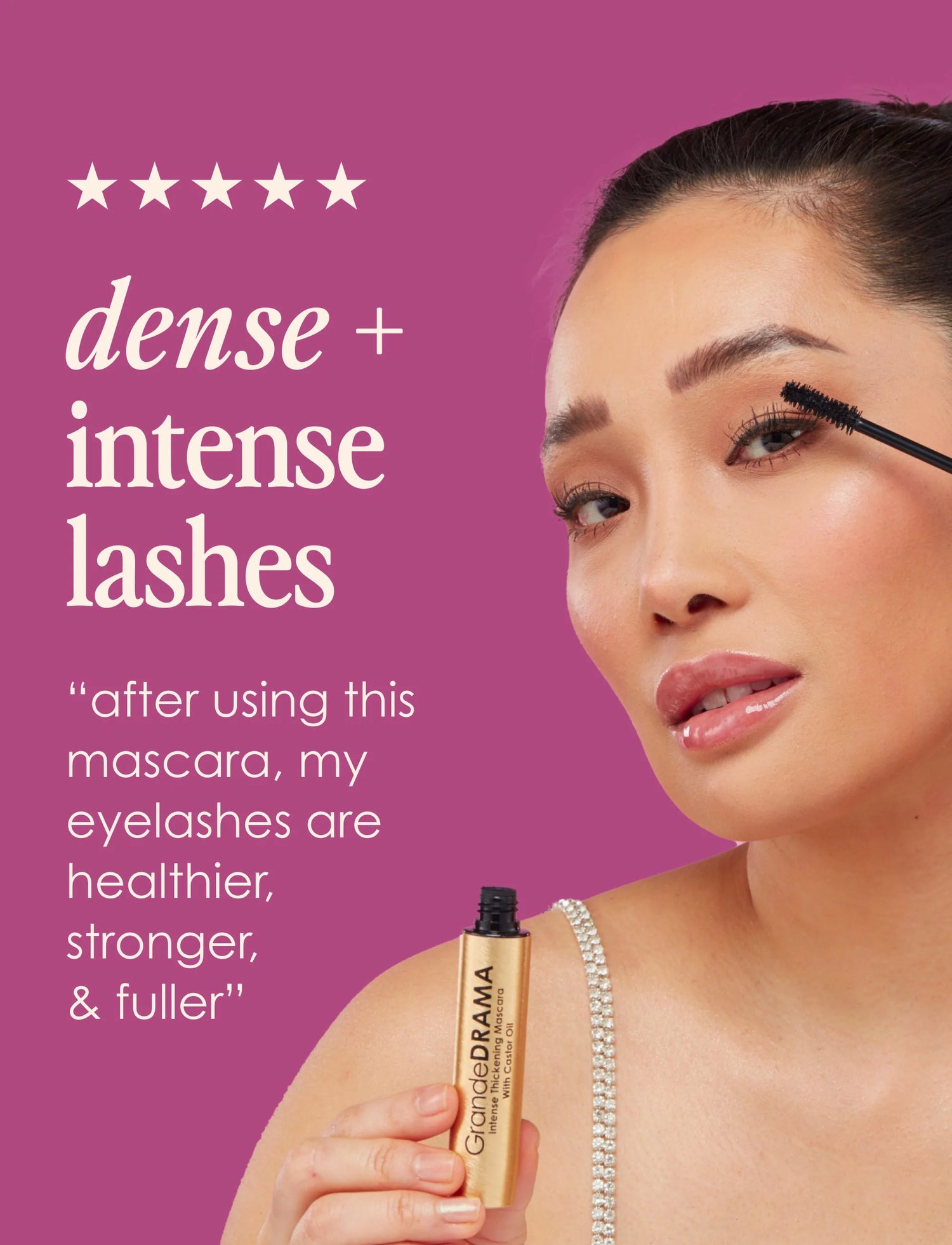 GrandeDRAMA Intense Thickening Mascara with Castor Oil