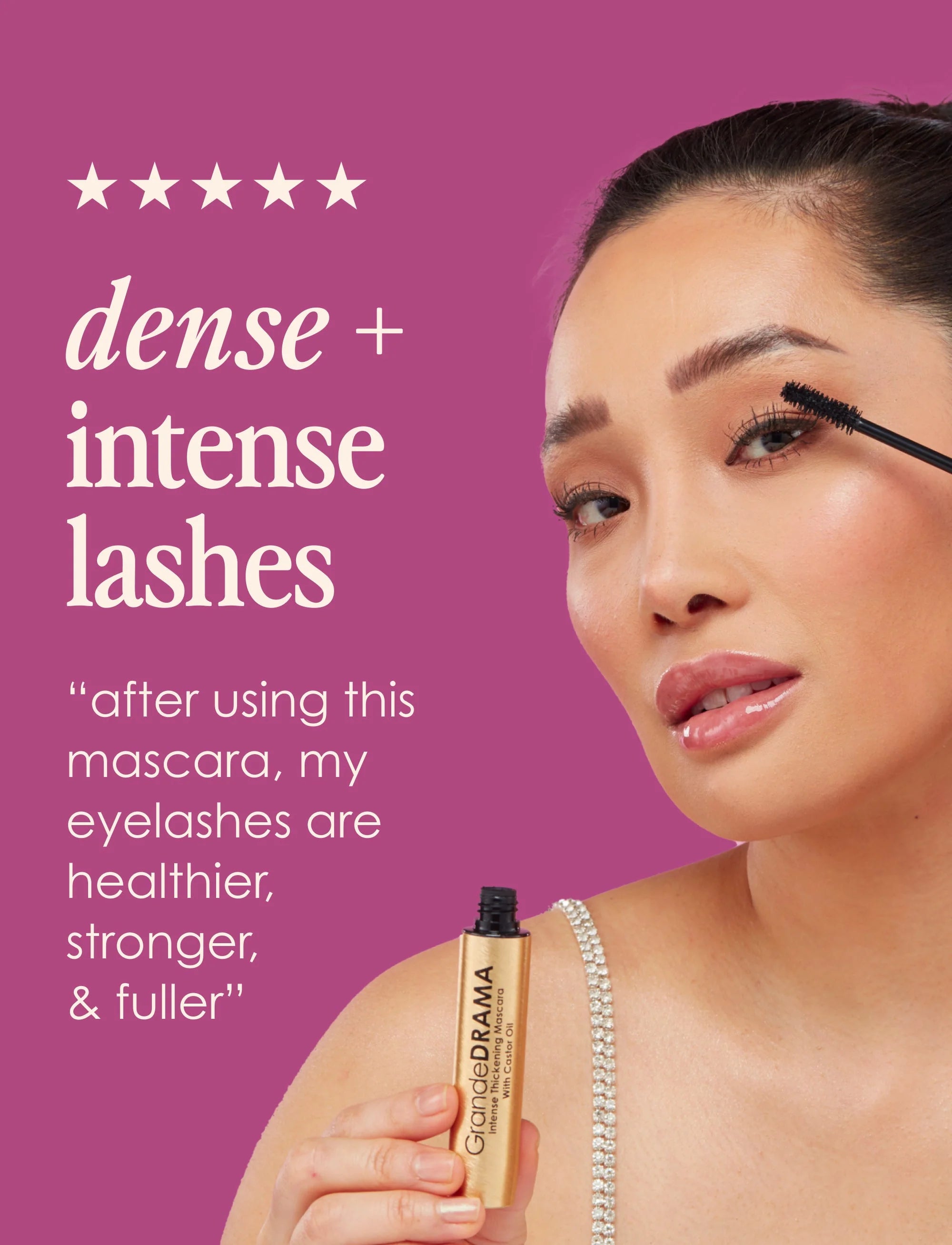 GrandeDRAMA Intense Thickening Mascara with Castor Oil
