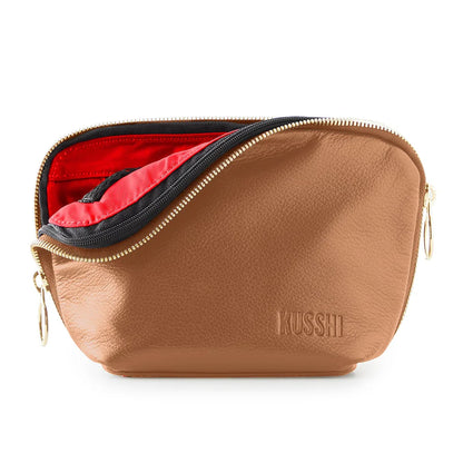 Everyday Makeup Bag - Leather