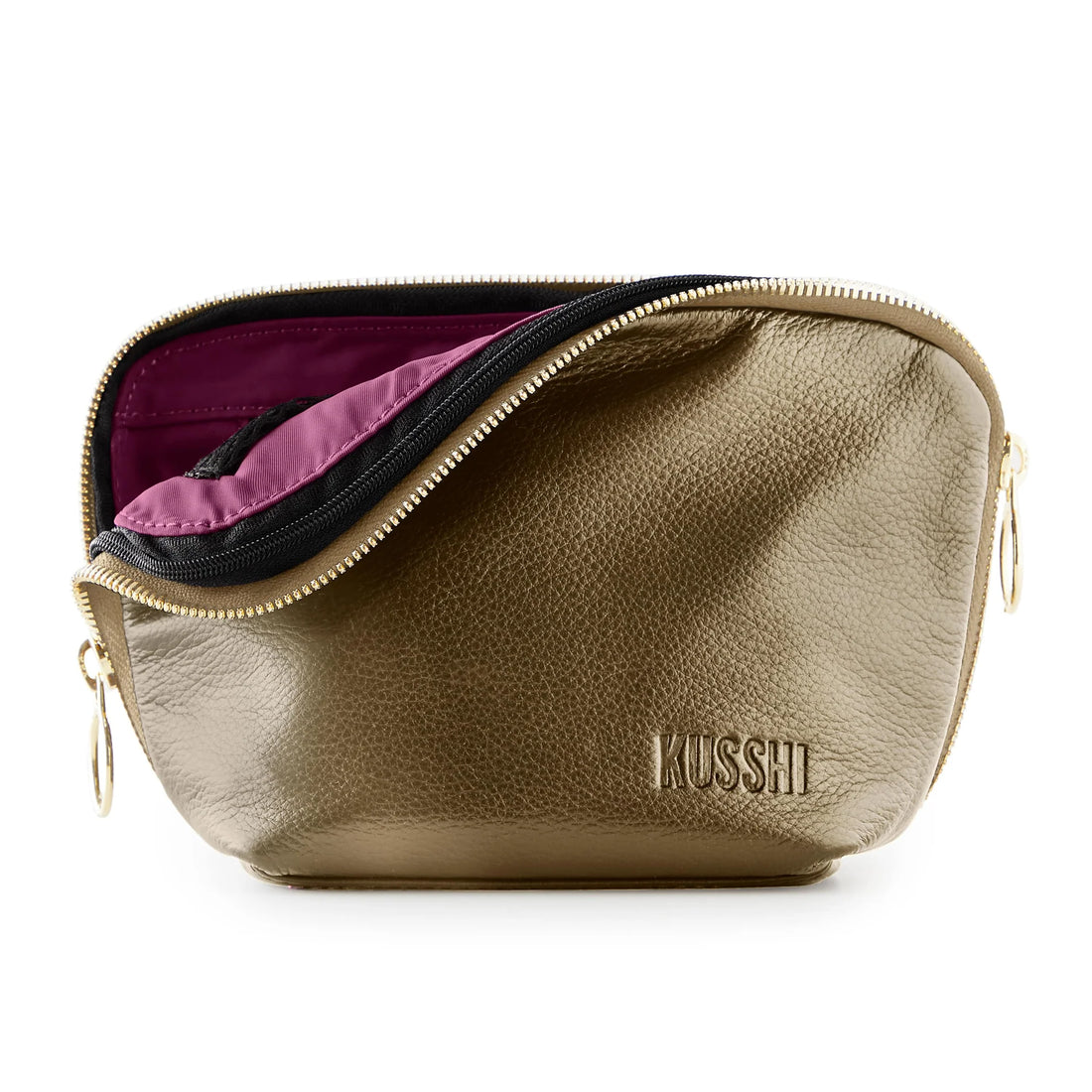Everyday Makeup Bag - Leather