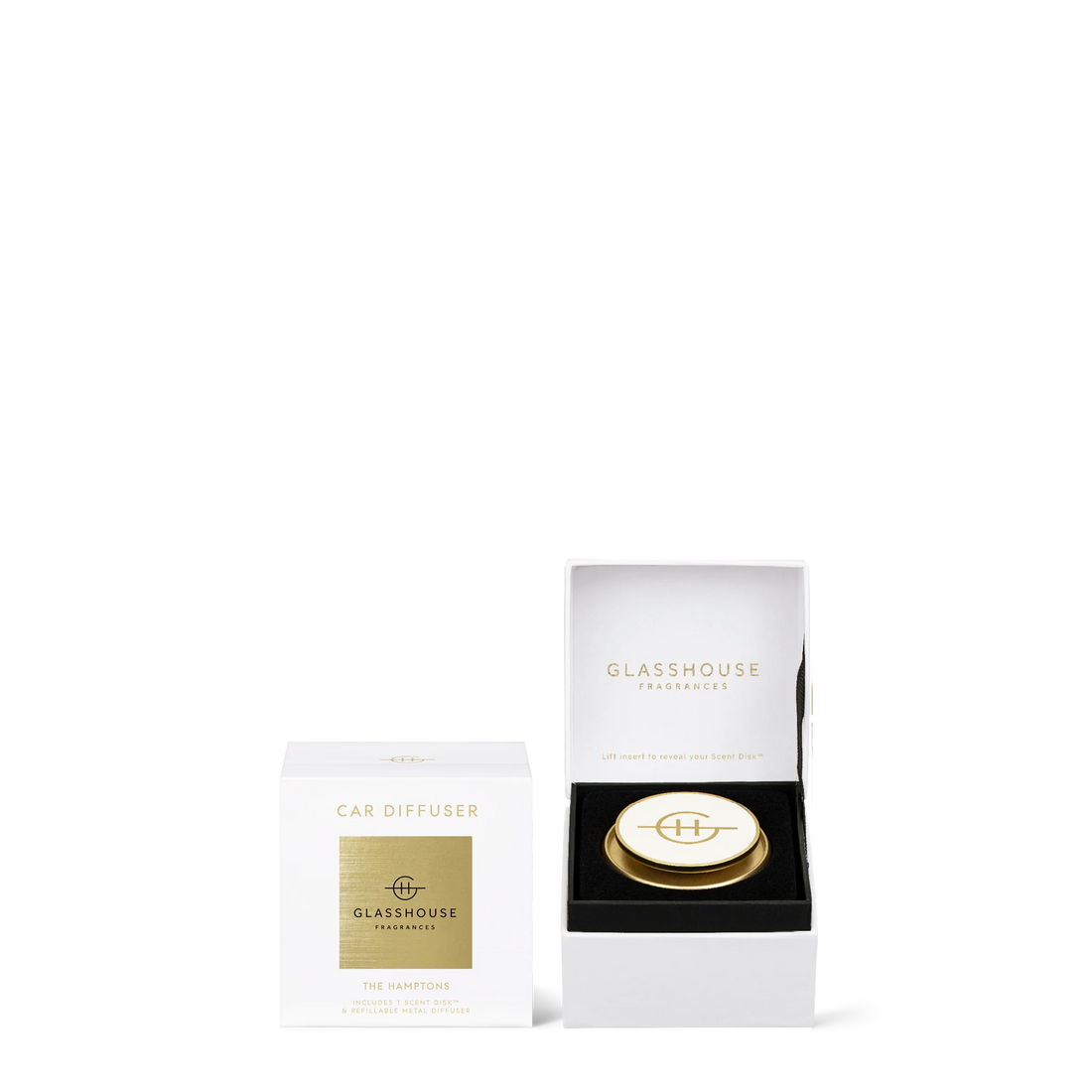 Gold Car Diffuser - The Hamptons