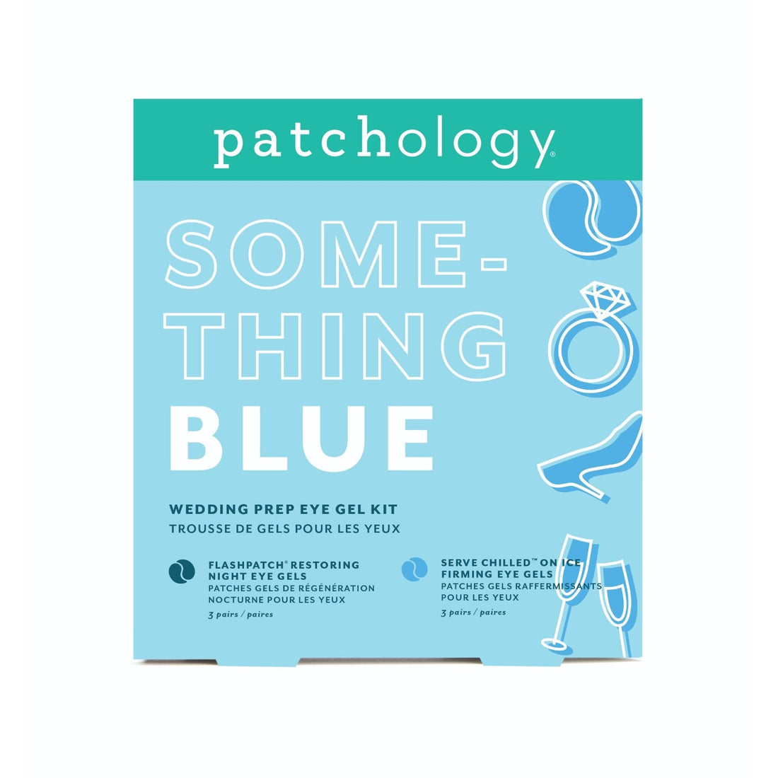 Something Blue Wedding Prep Eye Gel Kit