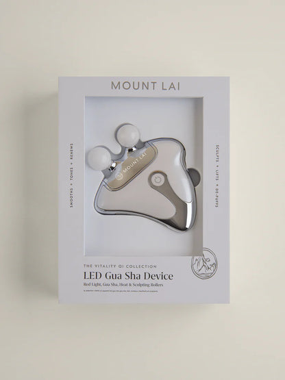 The Vitality Qi LED Gua Sha Device with Protective Pouch