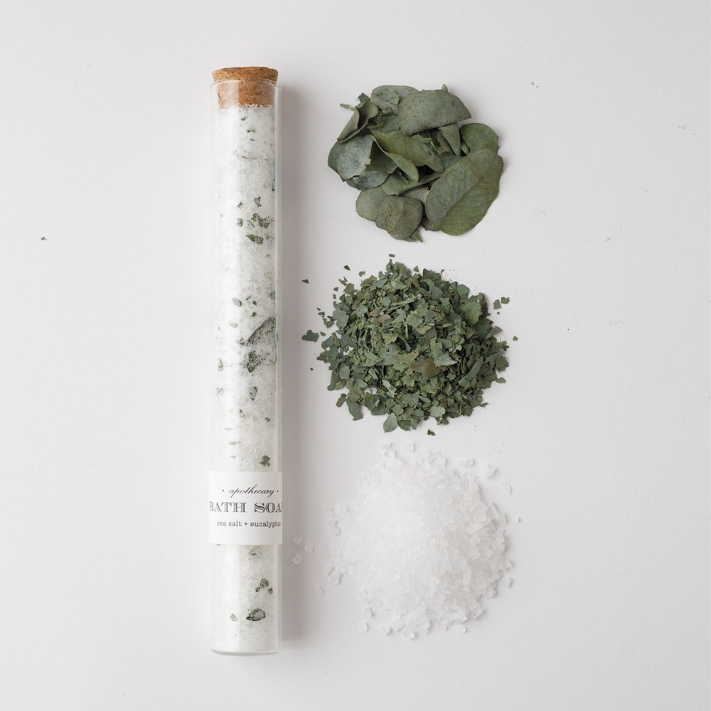 Sea Salt + Eucalyptus: Bath Soak Tube
