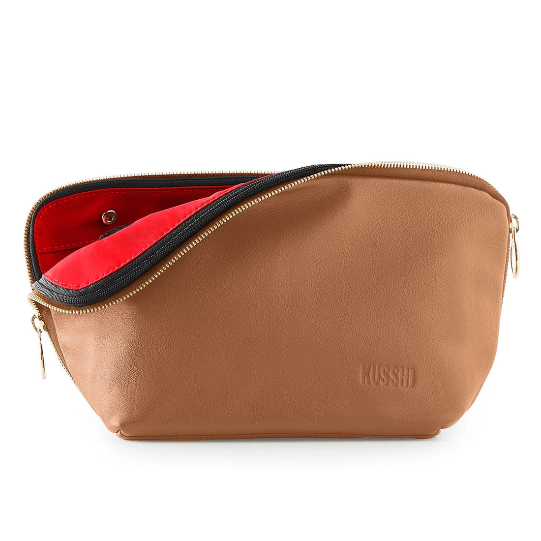 Signature Makeup Bag - Leather