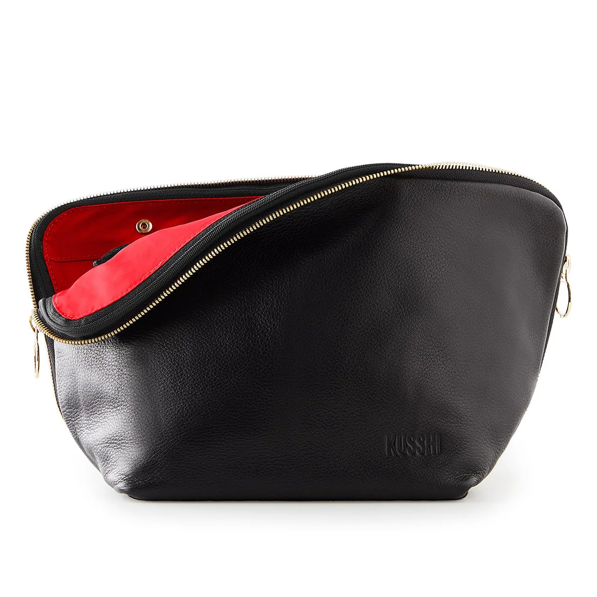 Vacationer Makeup Bag - Leather