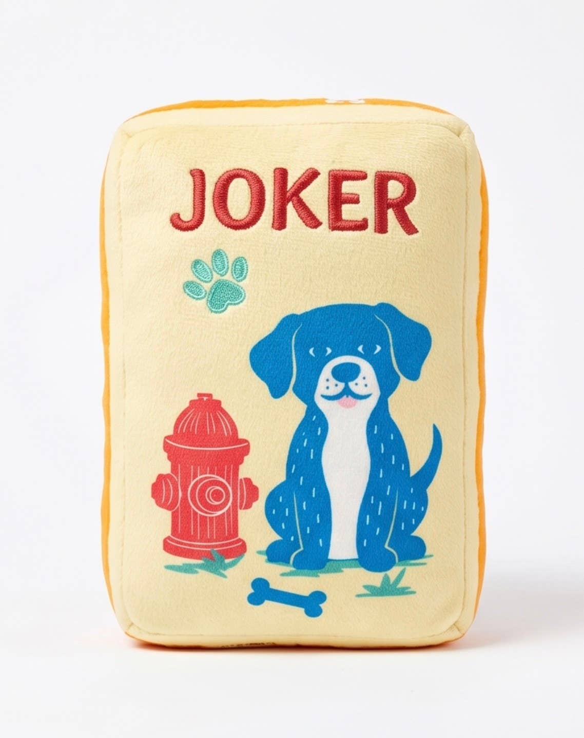 Muttjong Tile Plush Squeaker Dog Toy