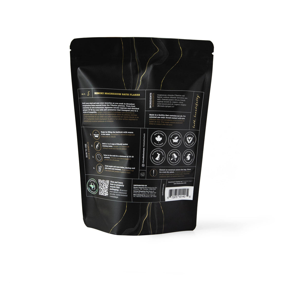 Hinoki Magnesium Bath Flake Soak