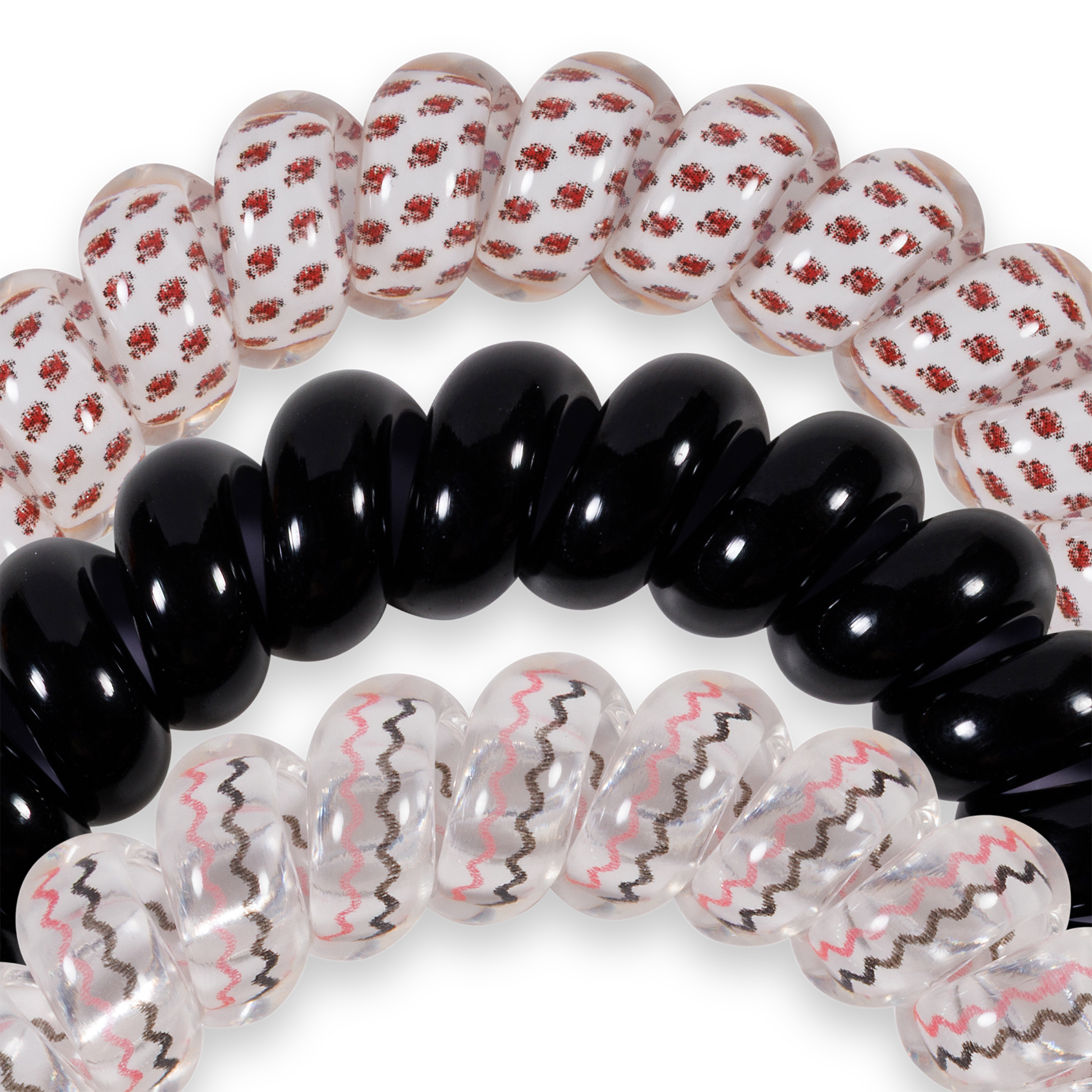 Spiral Hair Coils | Large | Go Cocks! Hair Ties