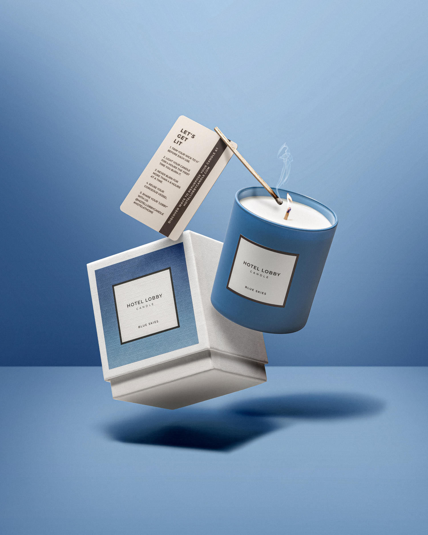 Blue Skies - Champagne Luxury Soy Candle - 9.75 oz