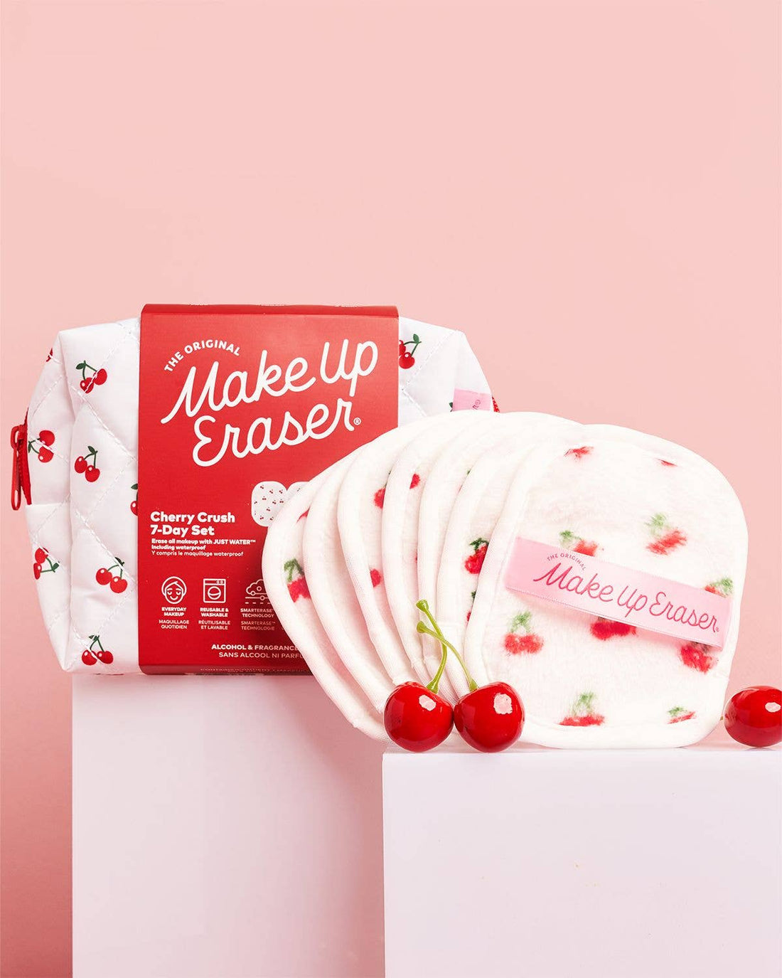 Cherry Crush 7-Day Set &amp; Makeup Bag Gift Set