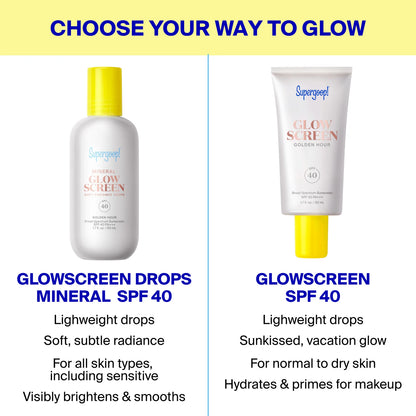 Mineral Glowscreen Soft Radiance Drops SPF 40