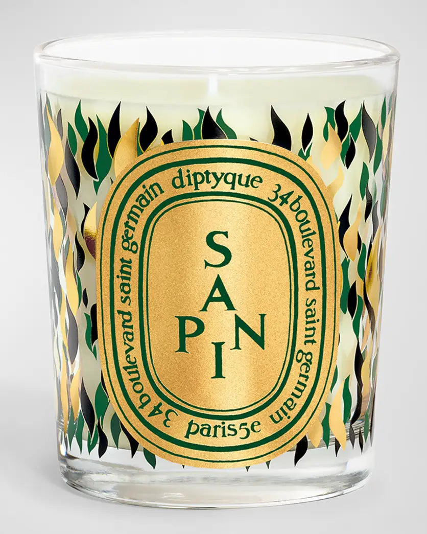 SAPIN (PINE TREE) Classic candle with Golden Lid - Holiday 2023