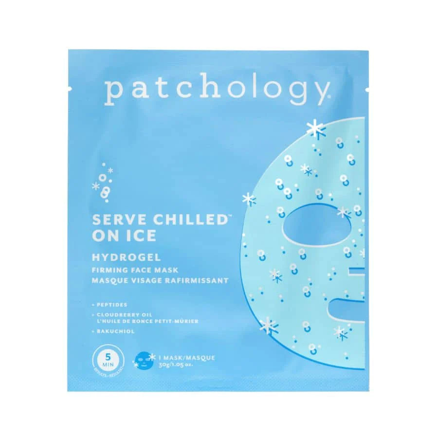 Serve Chilled On Ice Hydrogel Firming Face Mask