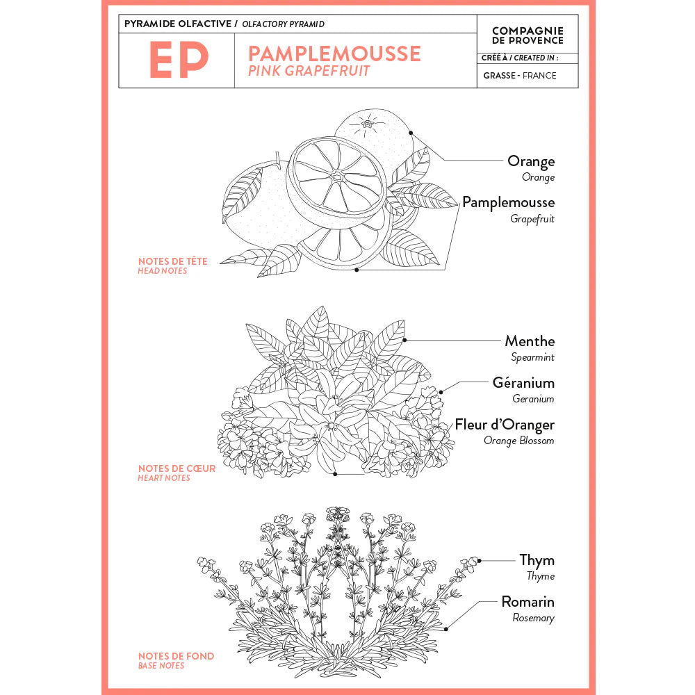 Liquid Marseille Soap - Pink Grapefruit