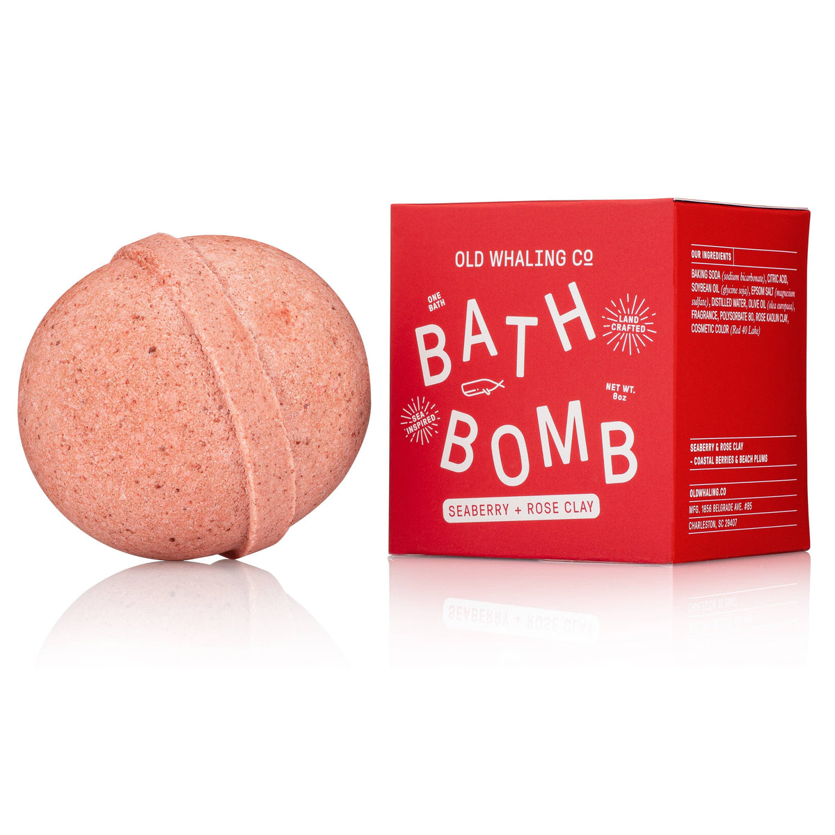 Seaberry &amp; Rose Clay Bath Bomb