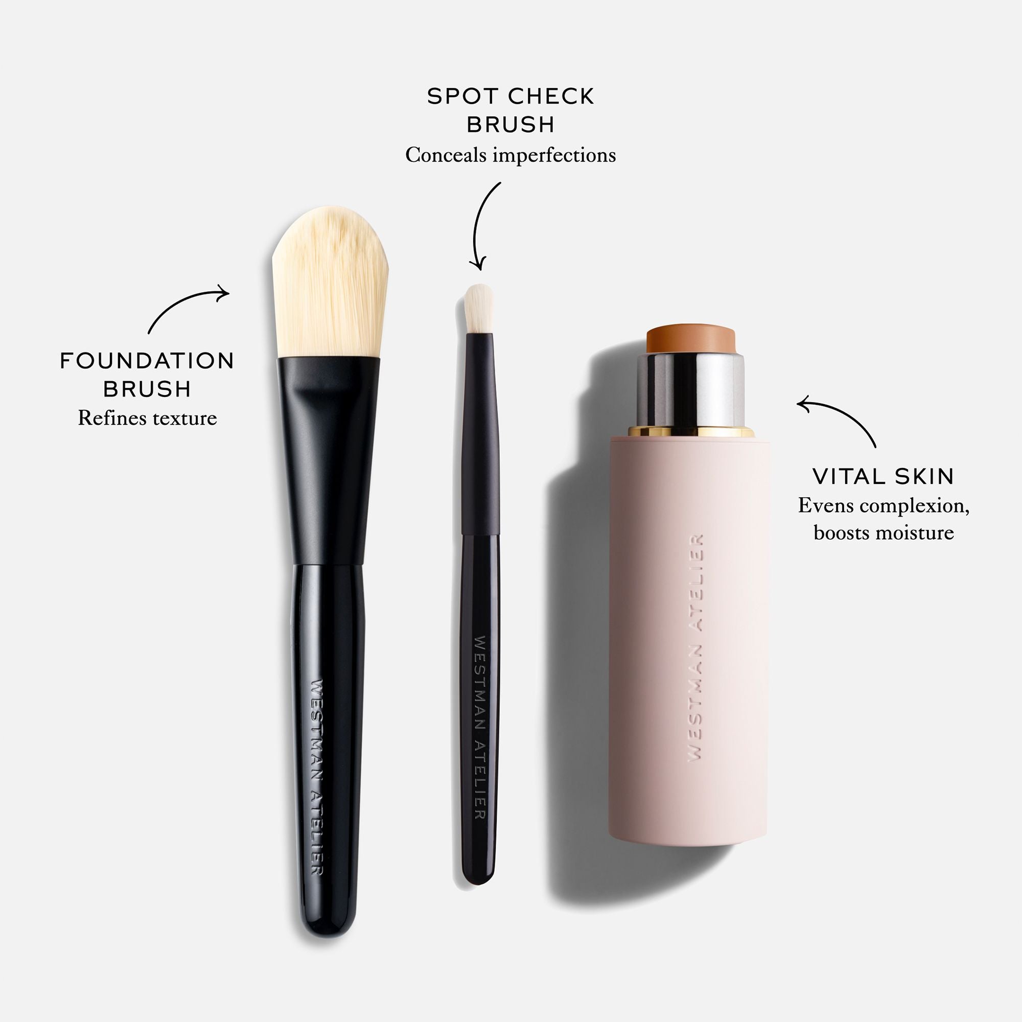 Vedholdende detekterbare en lille Westman Atelier Vital Skin Foundation Stick - POUT Cosmetics and Skin Studio