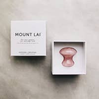 The De-Puffing Rose Quartz Eye Massage Tool