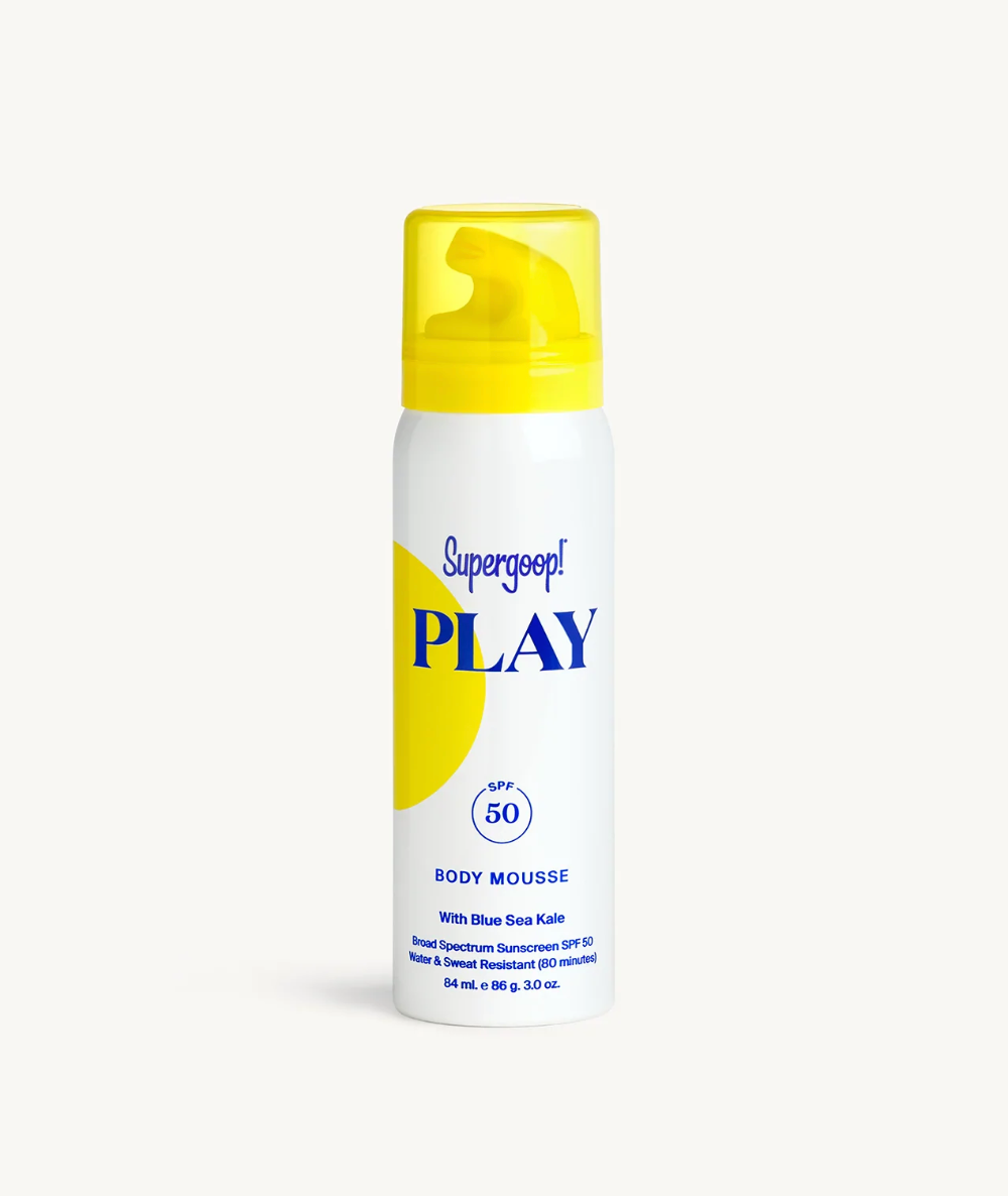 PLAY Body Mousse SPF 50 with Blue Sea Kale