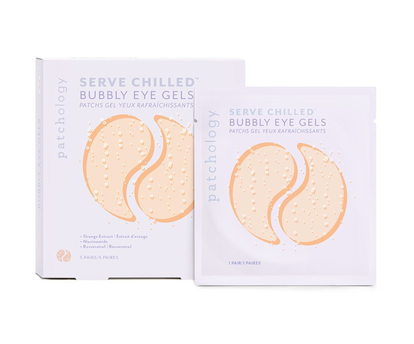 Serve Chilled Bubbly Eye Gels : 5 Piece Set - Exit9 Gift Emporium