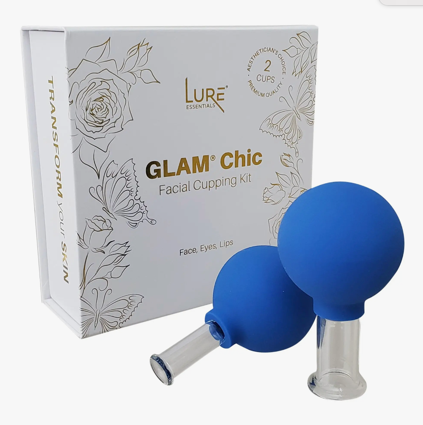 LURE Essentials Glam Chic Facial Cupping Kit - POUT Cosmetics and Skin  Studio