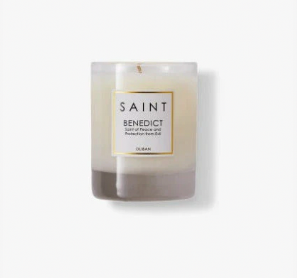 Saint Candle Small Votive - SAINT BENEDICT